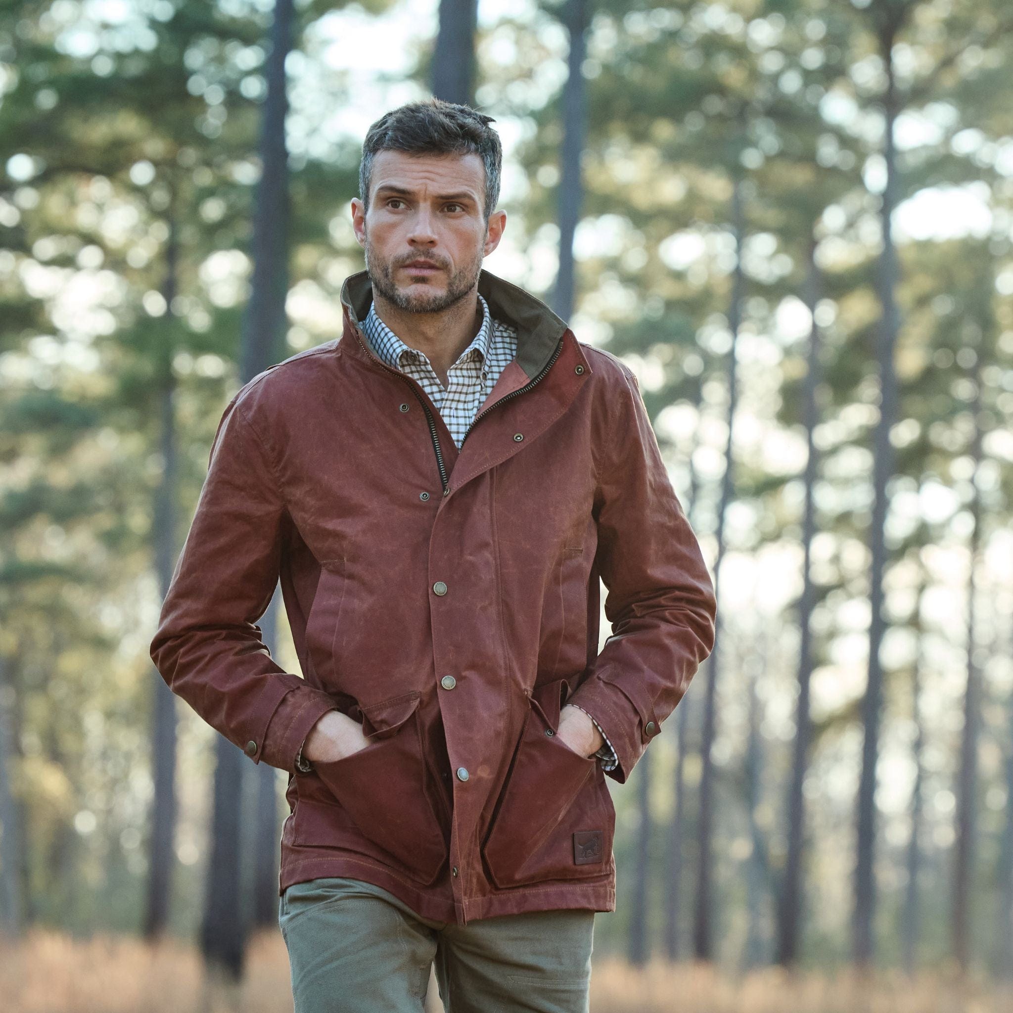 Waxed Canvas Fox Red Tensaw Jacket – Tom Beckbe