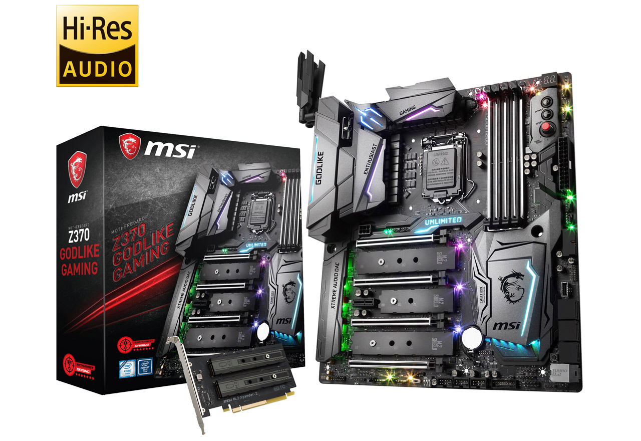 Z370 GODLIKE GAMING | MSI マザーボード Intel Z370チップセット