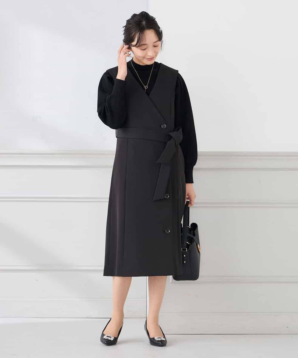 低身長サイズ】【洗える/ストレッチ/セットアップ対応】ダブルクロス