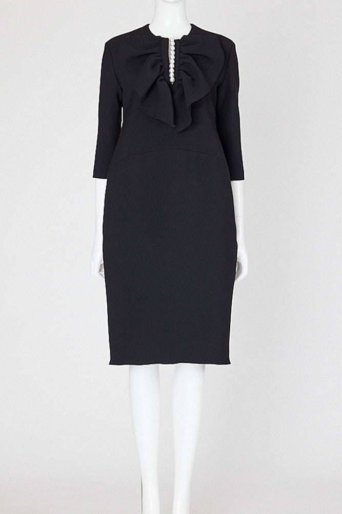 ボリュームラッフルパールスリットラインドレス – YOKO CHAN