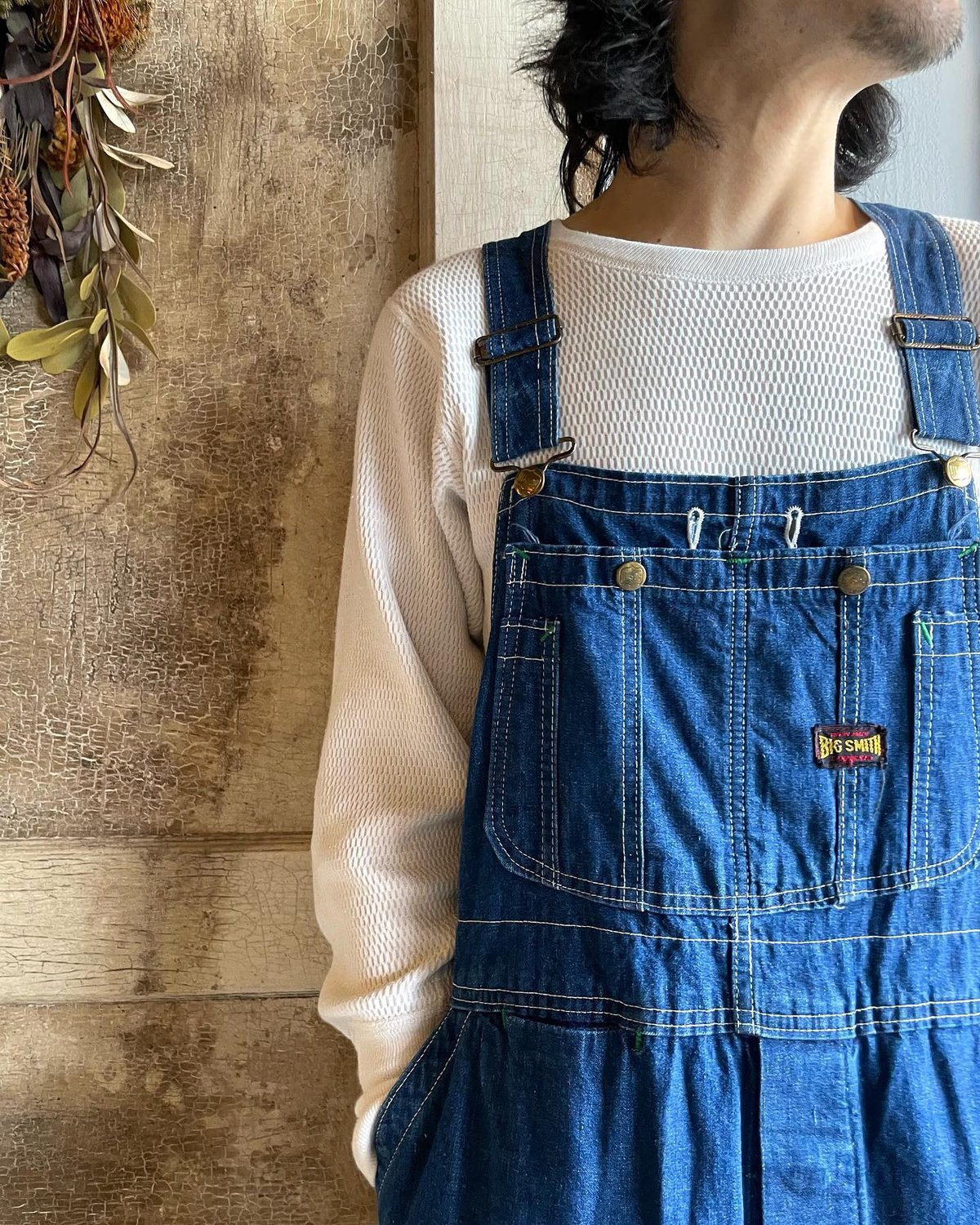 50s BIG SMITH デニム オーバーオール ビッグスミス UNION MADE (S