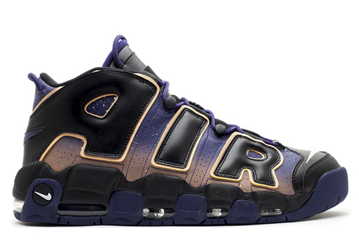 海外限定 ナイキ エアモアアップテンポ ブラックカモ 国内入手が困難な