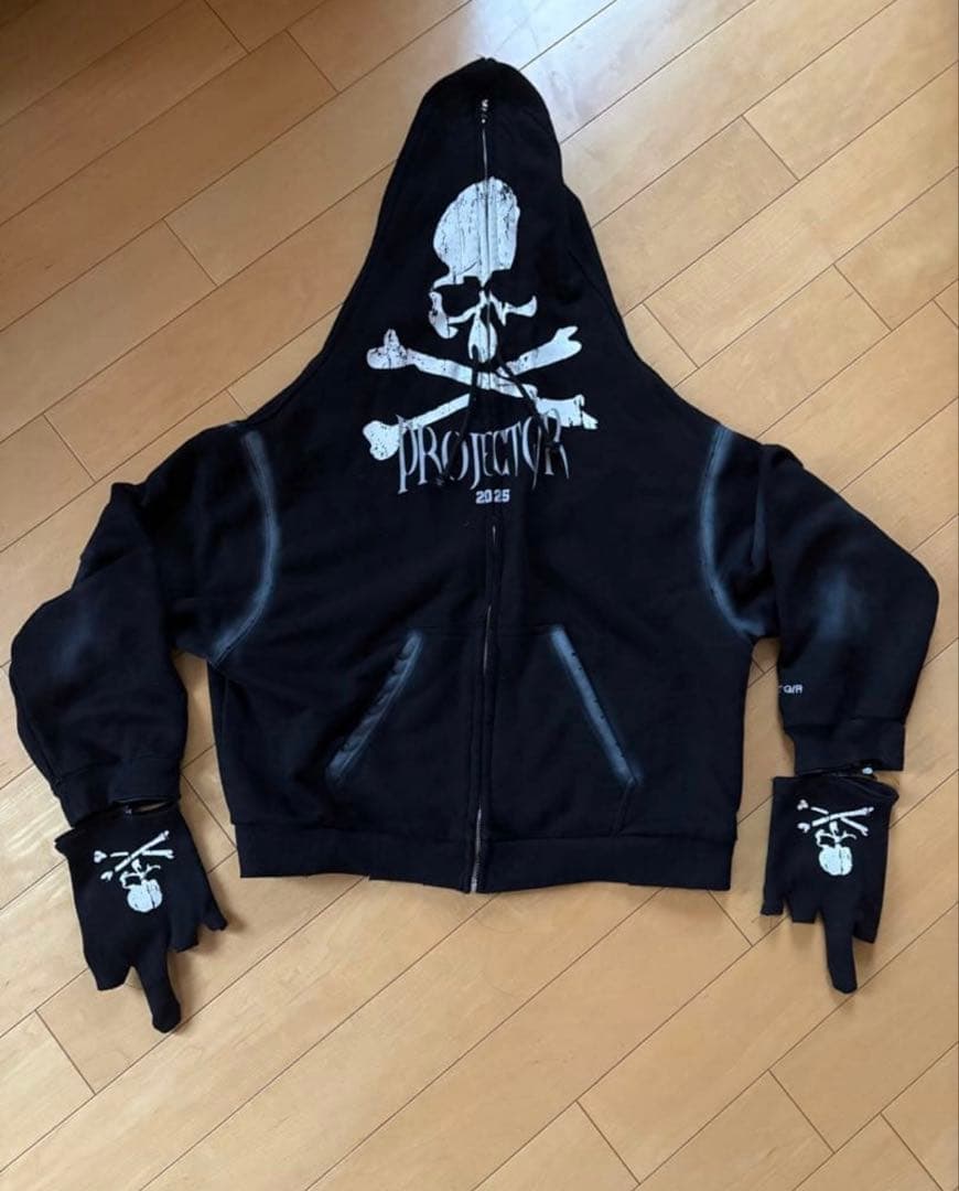 PROJECT G/R × MASTERMIND ZYGON HOODIE PROJECT G/R - ZYGON ZIP HOODIE | HBX