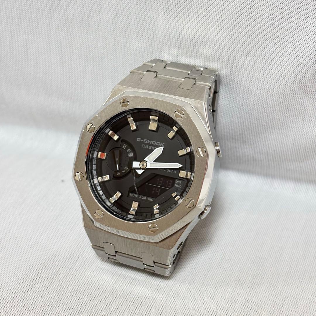 フルメタルカスタム G-SHOCK GA-2100 5611 カシオーク フルメタルカスタム G-SHOCK GA-2100 5611 カシオーク - メルカリ