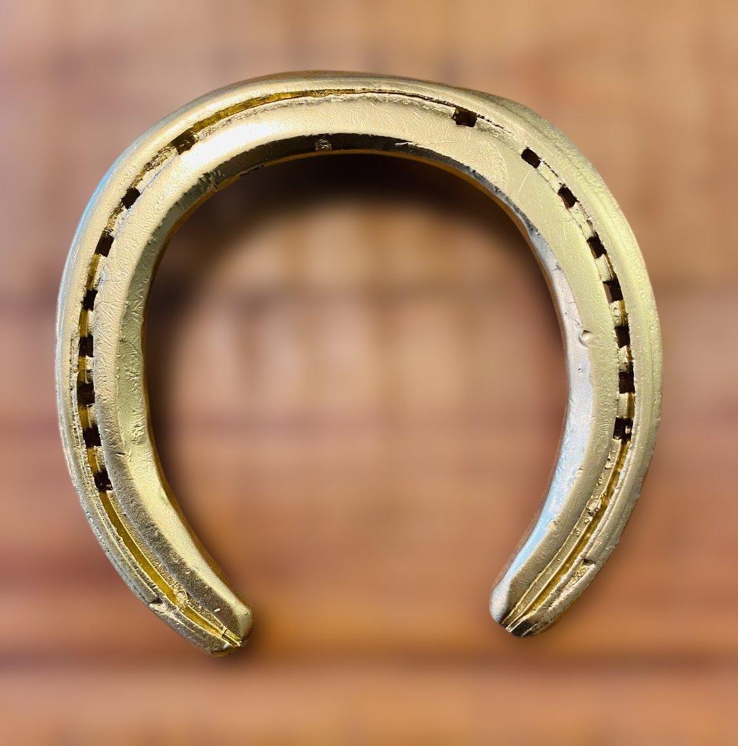 幸運の金の蹄鉄】 - メルカリ