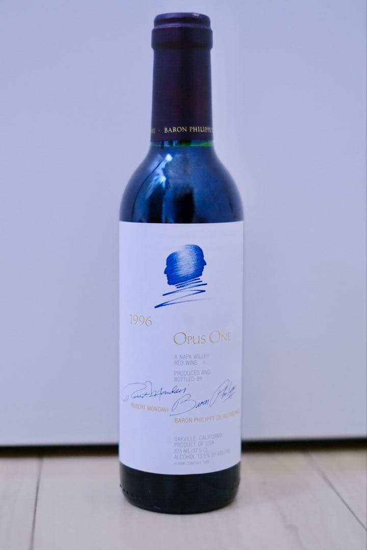 Jasmine Tea  Opus One 1996 ハーフボトル 1996 Opus One, Napa Valley, Bottle (750ml) [Slightly Soiled Label]