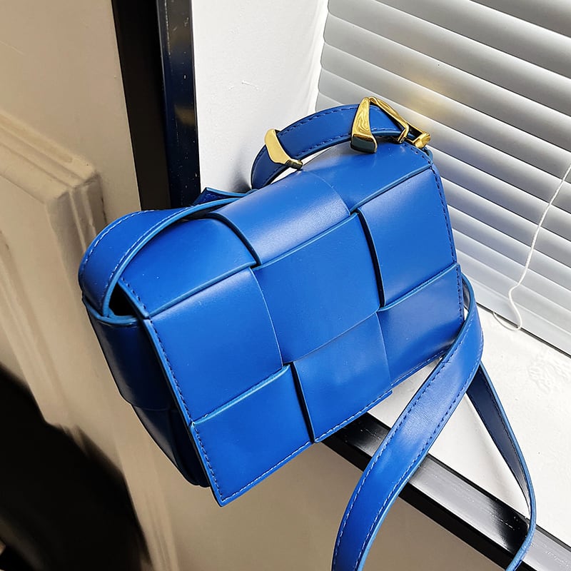 8colors/スクエア編み込みショルダーバック ミニショルダーバッグ 推し