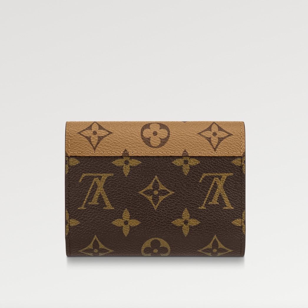 コンパクトで使いやすい♪】ルイヴィトン 折りたたみ財布 (Louis