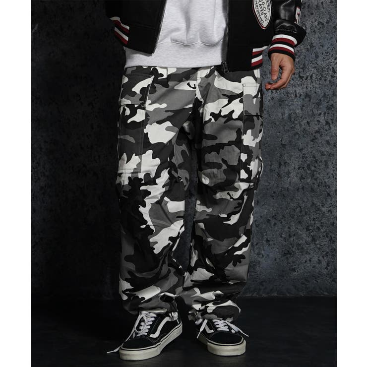 迷彩 カーゴパンツ メンズ[品番：OCGW0003310]｜ONE 4 PREMIUM（ワン