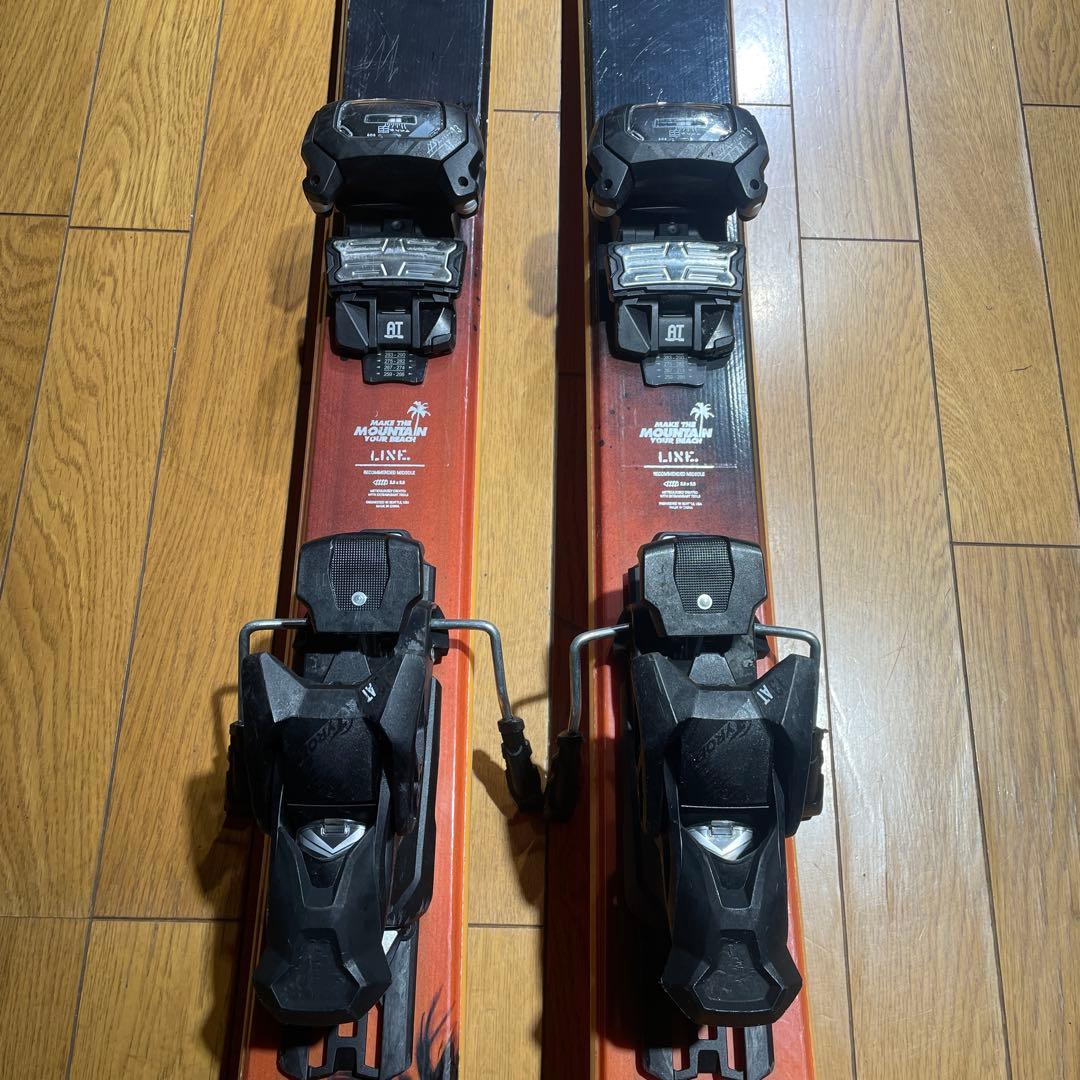 名機LINEラインSICKDAY172cm金具セット フリーライド - メルカリ