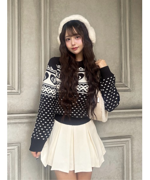 DDアーガイルニットトップス（ニット/セーター）｜Darich（ダーリッチ